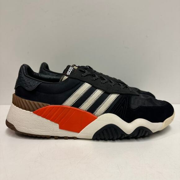 VERY GOOD adidas x Alexander Wang Turnout Trainer Core Black Streetwear 10.5 - Picture 3 of 12